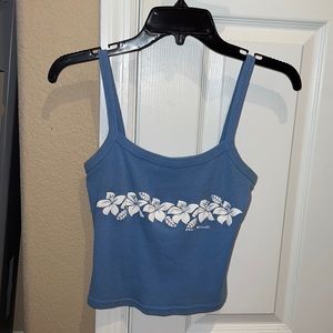 Maui, Hawaii cropped tank top